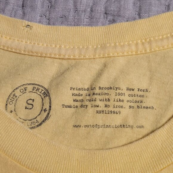 Curious George Yellow Unisex Small Graphic Tee - Picture 7 of 8